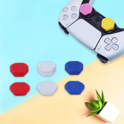 6pcs/set Silicone High Short Replacement Rocker Thumb Grip Cap for XBOXONES Series X/switch PRO Game Controller Accessories