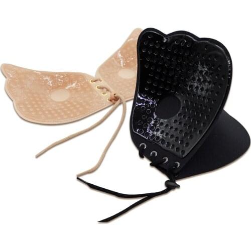 Women Sexy Stick Silicone Push Up Underwear Bra Self Adhesive Bandage Backless Solid Bra