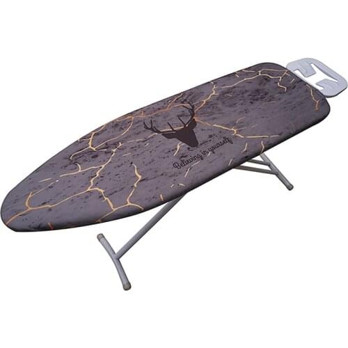Marble Cloth Printed Ironing Board Cover Non-Slip Thick Christmas Elk Laundry Ironing Boards Accessories Protective Cover
