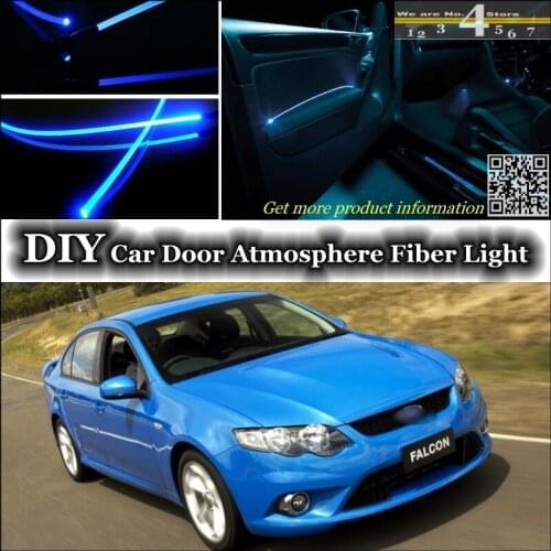 For Ford Falcon Fairmont FTE TE50 TS50 interior Ambient Light Tuning Atmosphere Fiber Optic Band Lights Door Panel illumination