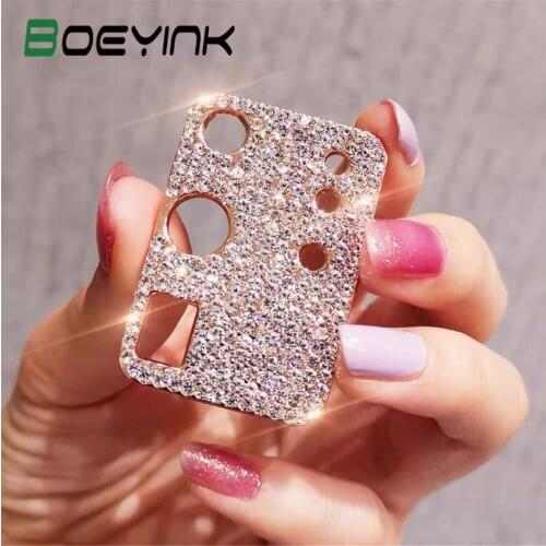 For Samsung Galaxy S20 Ultra Note 20 Plus Rhinestone Glitter Camera Lens film Protector Case Diamond Full Lens Protective Cover