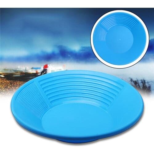 1 PC Plastic Gold Pan Gold Basin for Sand Mud Mineral Processing Gold Rush Tools