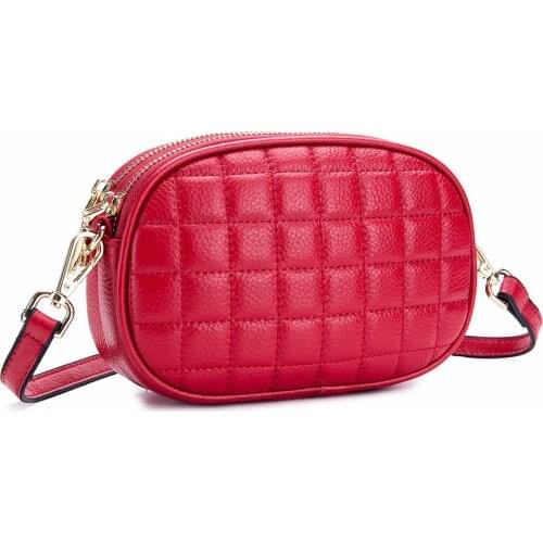 Fashion Women Handbags Organizer Purses Female Girl Genuine Leather Coin Phone Money Bag Small Shell Clutch Pouch