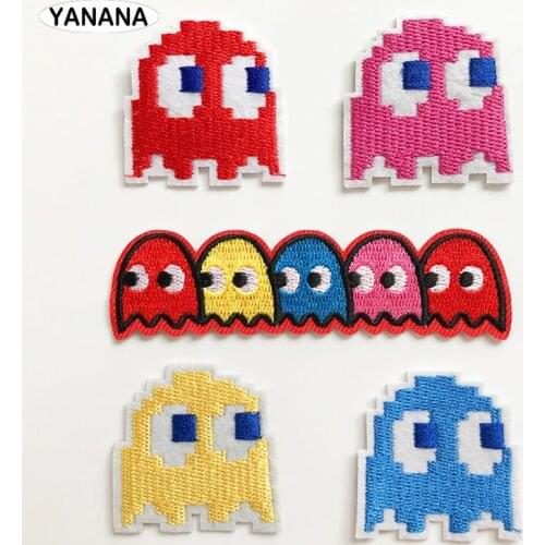 Cartoon game Iron on Embroidered Cloth Patch For Girls Boys Clothes Stickers Apparel Garment Accessories