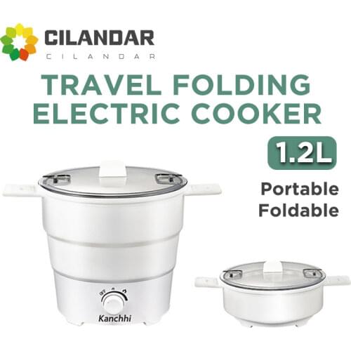 NEW Collapsible Electric wok multi-functional household pot dormitory student pot electric rice cooker mini electric cooking pot