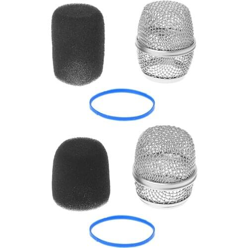 New Microphone Cover Replacement Ball Head Mesh Microphone Grille Fits For Shure Beta57a/ Beta87a