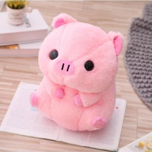 40cm Cute Plushie Pig Toys Stuffed Lucky Pig Soft Kawaii Plush Animals Accompany Doll Toys for Girls Kids Birthday Gifts