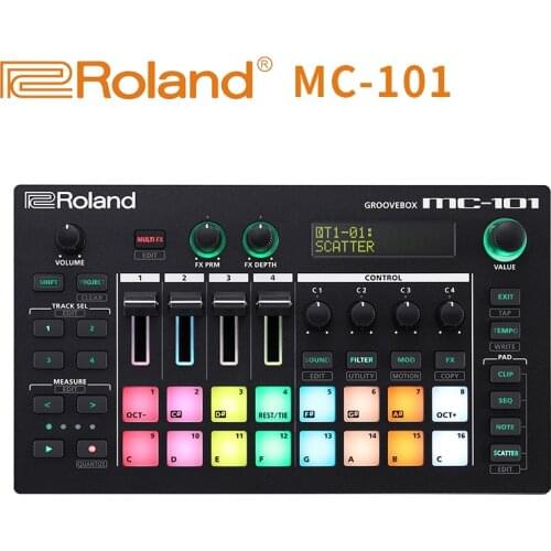 Roland MC-101 Groovebox Professional Music Production Workstation Production Tool