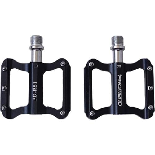 PROMEND Bicycle Pedal Bike Pedals Aluminium Alloy Flat Bicycle Platform Pedals Road Bike Pedals Cycling Road Pedals