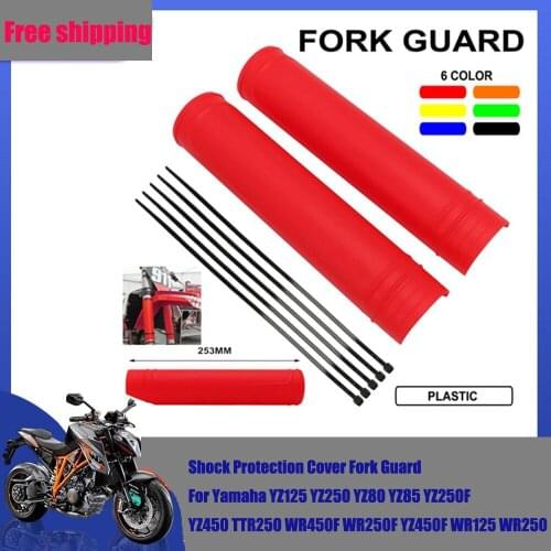 Shock Protection Cover Fork Guard For Yamaha YZ125 YZ250 YZ80 YZ85 YZ250F YZ450 TTR250 WR450F WR250F YZ450F WR125 WR250 Free New