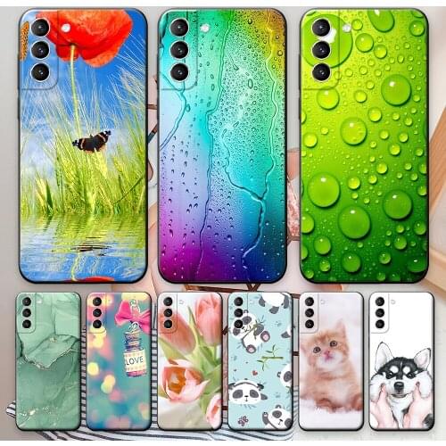 For Samsung S21 FE Case Shockproof Case For Samsung Galaxy S21 FE Cool Pattern Phone Shell For Samsung S21 FE Silicone TPU Cover
