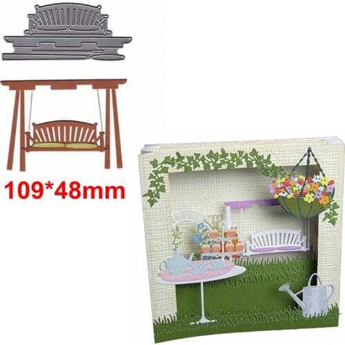 Swing Chair Die Cuts For Card Making Delicate Swing Chair dies scrapbooking metal cutting dies new 2019