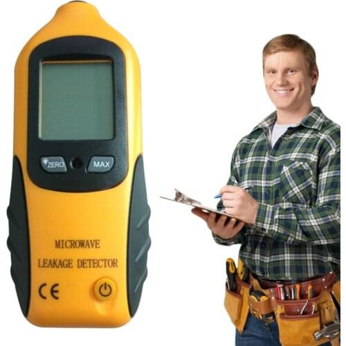 High Sensitivity Professional Digital Microwave Leakage Detector High Accuracy Radiation Meter LCD Display Tester 0-9.99mW/cm2