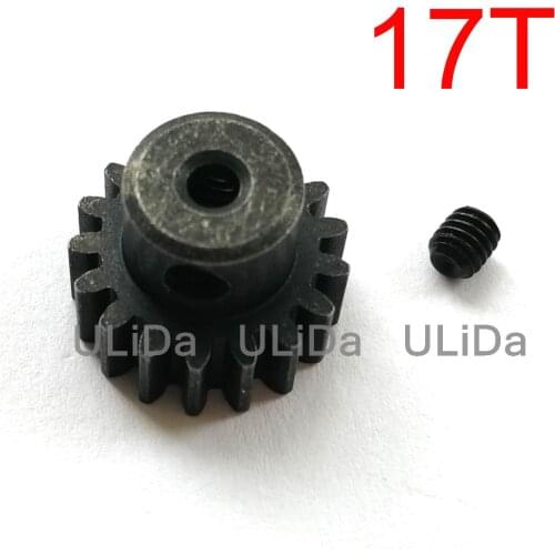 WLtoys 17T Motor Pinion Gear Metal Upgrade For 1/18 A949 A959 A969 A979 K929 Buggy Truck Remote Control Car Parts A949-24