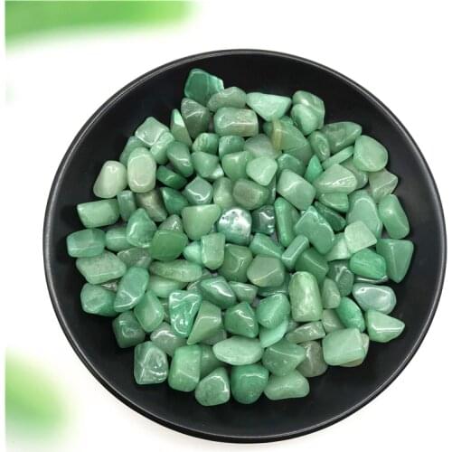 50g Natural Green Aventurine Quartz Crystal Gravel Stones No Hole DIY Women Necklace Materials Home Decor