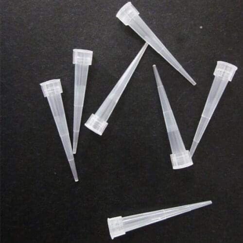 1000pcs/lot General-purpose white 10ul Pipette tips Transferpettor Suction nozzle Lab Consumable free shipping