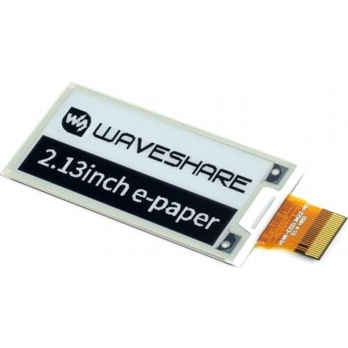 2.13inch E-Ink Display Raw e-Paper Panel Supports Price Tags, Shelf Labels, 250x122 Resolution