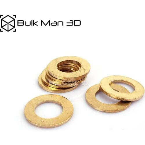 20pcs/lot 10x5x1mm/8x5x1mm Brass Precision Shim slot flat washer precise shims for V-slot Linear Rails, V-Slot Wheels