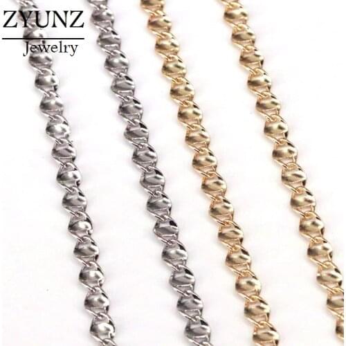 3 Meters, Cable Chain Accessories Chunky Chains Fit for Jewelry Making DIY Supplies