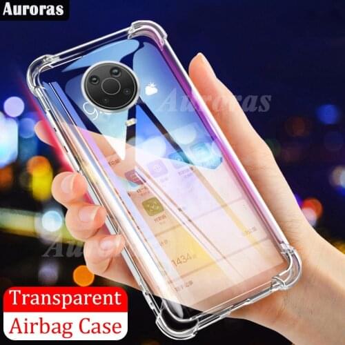 Auroras For Nokia G20 Case Official Original Transparent Shockproof Cover For Nokia G20 Airbag Case G10