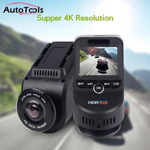 Car DVR +32G TF card with 4K 2160P Dash cam with 1080P Rear Camera Novatek 96663 Night Vision DVR camera with GPS logger