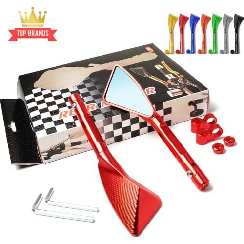 Moto mirrors side rearview mirror motorcycle accessories for YAMAHA r6 r3 mt07 fz6 r1 xj6 fz1 fz6 mt09 nmax 155 bmw r1200gs