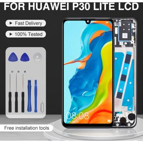 Dinamico Nova 4E LCD For Huawei P30 Lite Lcd Touch Screen Digitizer Assembly MAR-L01A L21A LX1A LX1M LX2 L21 L22A L22B Display