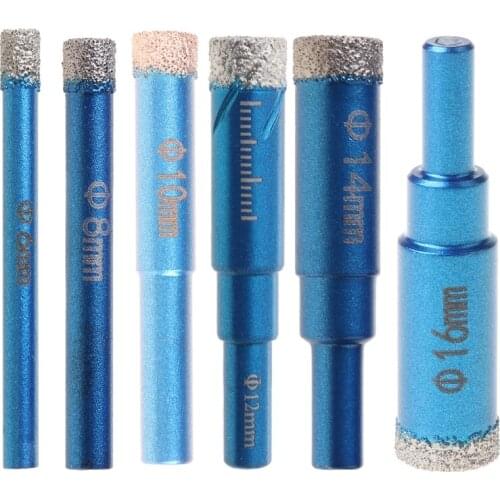 Durable Diamond Coated Core Drill Bit Dry Drilling for Glass Marble Granite GXMA