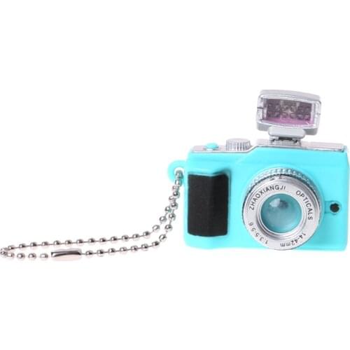 Creative Camera Led Keychains With Sound LED Flashlight Key Chain Funny Toy