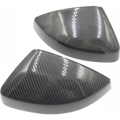 For Audi A3 S3 RS3 2014 2015 2016 2017 2018 Carbon Fiber Rearview Mirror Covers Caps Rear View Mirror Housing Car Accessories