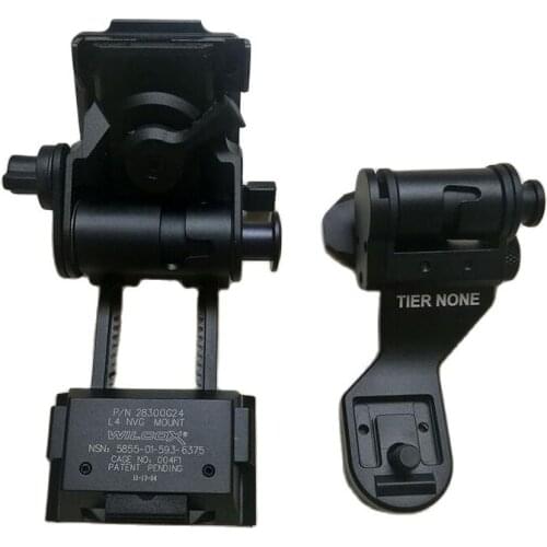 Metal L4G24 Helmet NVG Mount + Metal J Arm Bracket for AN/PVS14 Gold Black
