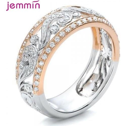 Trendy Engagement Rings Women Accessories 925 Sterling Silver Shine Shimmer Cubic Zircon Hollow Knuckle Finger Ring Anillos