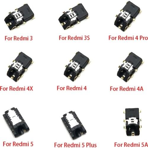 Earphone ear phone Headphone Audio Jack For Xiaomi Redmi 3 3S 3X 4 4X 4A 5 Plus 6 6A S2 K20 Pro