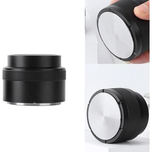 New Stainless Steel Coffee Powder,Espresso Tamper Press Hammer,Coffee Distribution Tool,Barista Maker