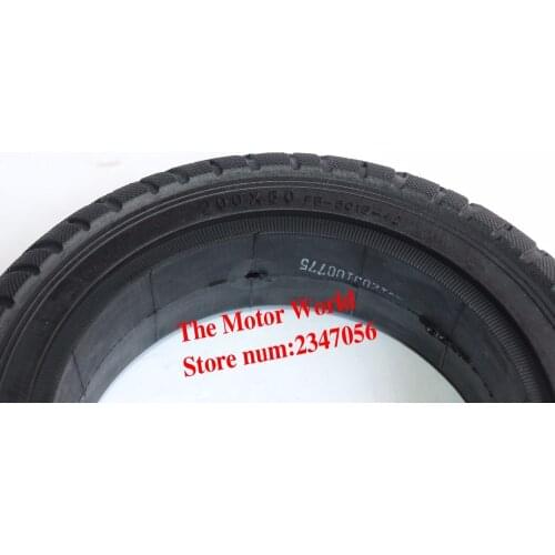 200x50 8"x2" Solid tyre without inner tube for Gas Pocket Bike Razor Electric Scooter Part Wheel e100 e125 e200