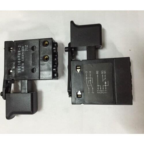 Original new 100% SGE108FVR-2 electric hand drill switch 8A125V
