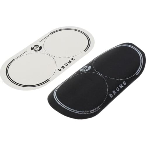 EQ Double Pedal Patch for Bass Drum Percussion Instrument, 2 Pack