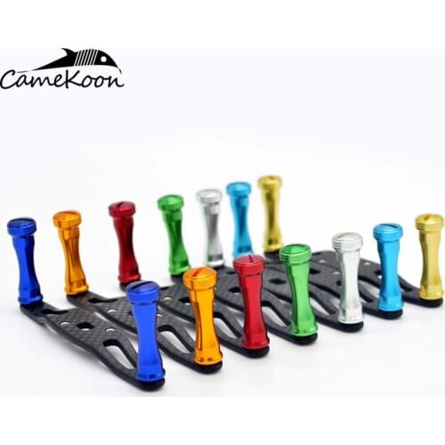 CAMEKOON 95mm/105mm Ultralight Carbon Fiber Handle For Baitcasting Fishing Reel Rocker Fishing Tackle