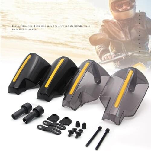 Motorcycle Hand Guard Handguard Shield Windproof Motorbike Motocross Universal Protector Modification Protective Gear 7/8" 22mm