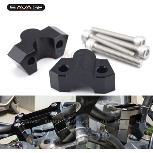 Handlebar Bar Clamp Riser For KAWASAKI Z 250 Z 300 Z 800 2012-2016 2014 2015 Motorcycle Accessories Increase Height 20mm Bracket