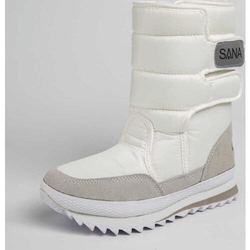 Woman Shoes Winter Female Warm Fur Water-resistant Upper Plus Size Fashion Non-slip Sole Free Shipping Classic Snowboots