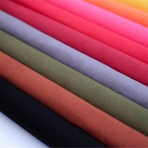 0.7mm Faux Suede Leather Fabrics PU Leather for Decorative Stuff Microfiber Artificial Leather sewing DIY Material Leather Skin