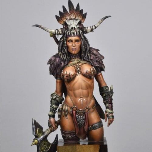 1/10 Bust Resin Figure Model Kit Amazone Sexy Woman Killer unpainted unassembled