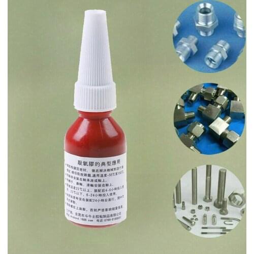 1pc 10ml Screw Glue Thread Locking Agent Anaerobic Fast Glue Adhesive Curing Glue sale 243 Oil Resistance S2O6
