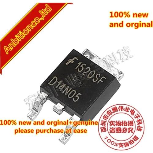 10pcs 100% new and orginal D14N05 RFD14N05LSM D14N05L 14A/50V TO-252 14A, 50V, 0.100 Ohm, Logic Level, N-Channel Power in stock