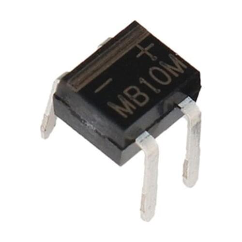 10PCS/LOT MB10M 1A/1000V DIP-4 Diode Bridge Rectifier IC