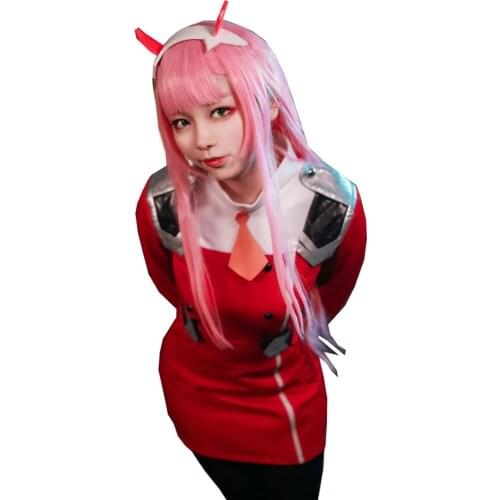 2018 DARLING in the FRANXX ZERO TWO CODE 002 Cosplay Costume Japanese Anime KOKORO Uniform Suit Outfit Clothes
