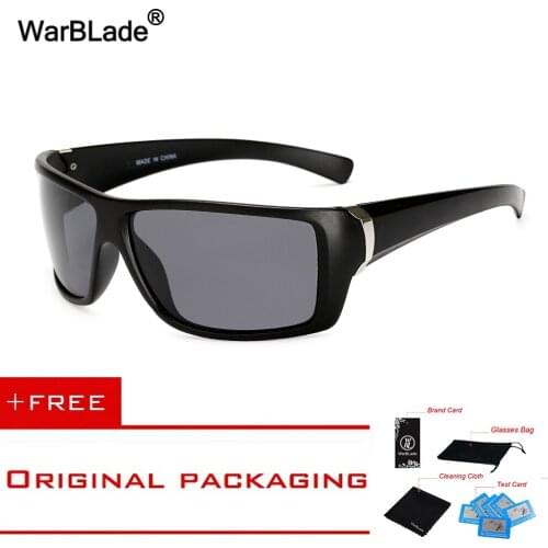 2018 Fashion Polarized Sunglasses HD Square Mirror Eyewears For Men Driving Glasses Goggle Protection Gafas KP1018 WarBLade