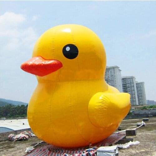 3 meters high inflatable PVC water floating yellow duck toy