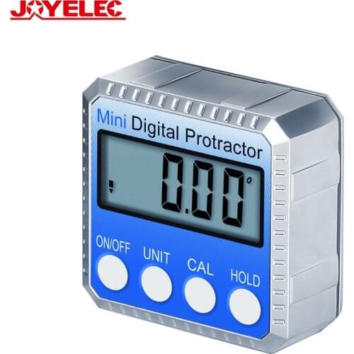360° Mini Digital Protractor High Precision Electronic Goniometer Inclinometer Digital Level Angle Finder Angle Measurement Box